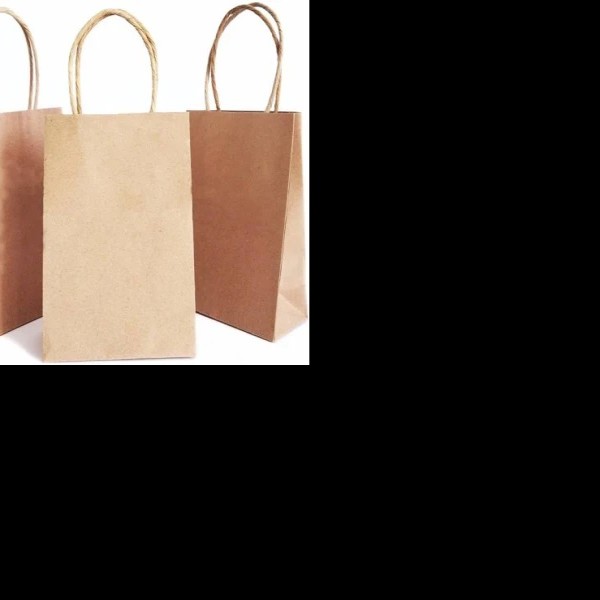 BOLSA MINI KRAFT NAT. 10X5.7X13.5 GOSTECH E10